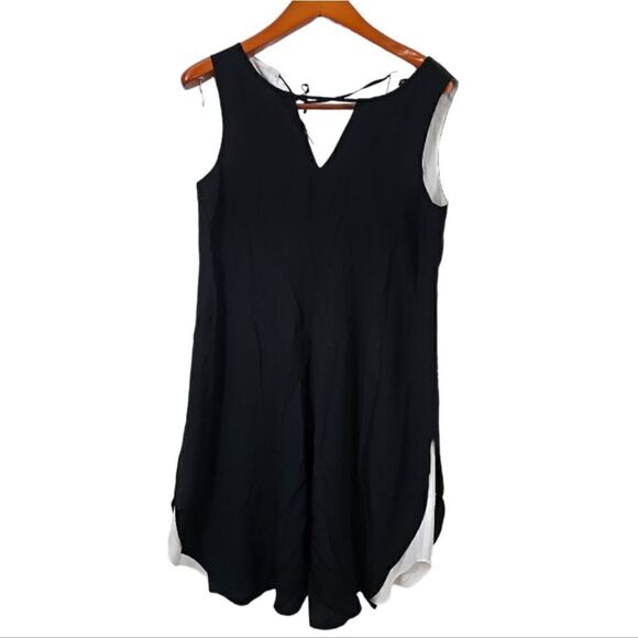 Eileen Fisher Sleeveless Double-Layer Silk Cocktail Dress Size XS - Picture 5 of 10